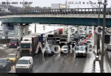 Фото - Массовое ДТП с участием шести автомобилей произошло на МКАД